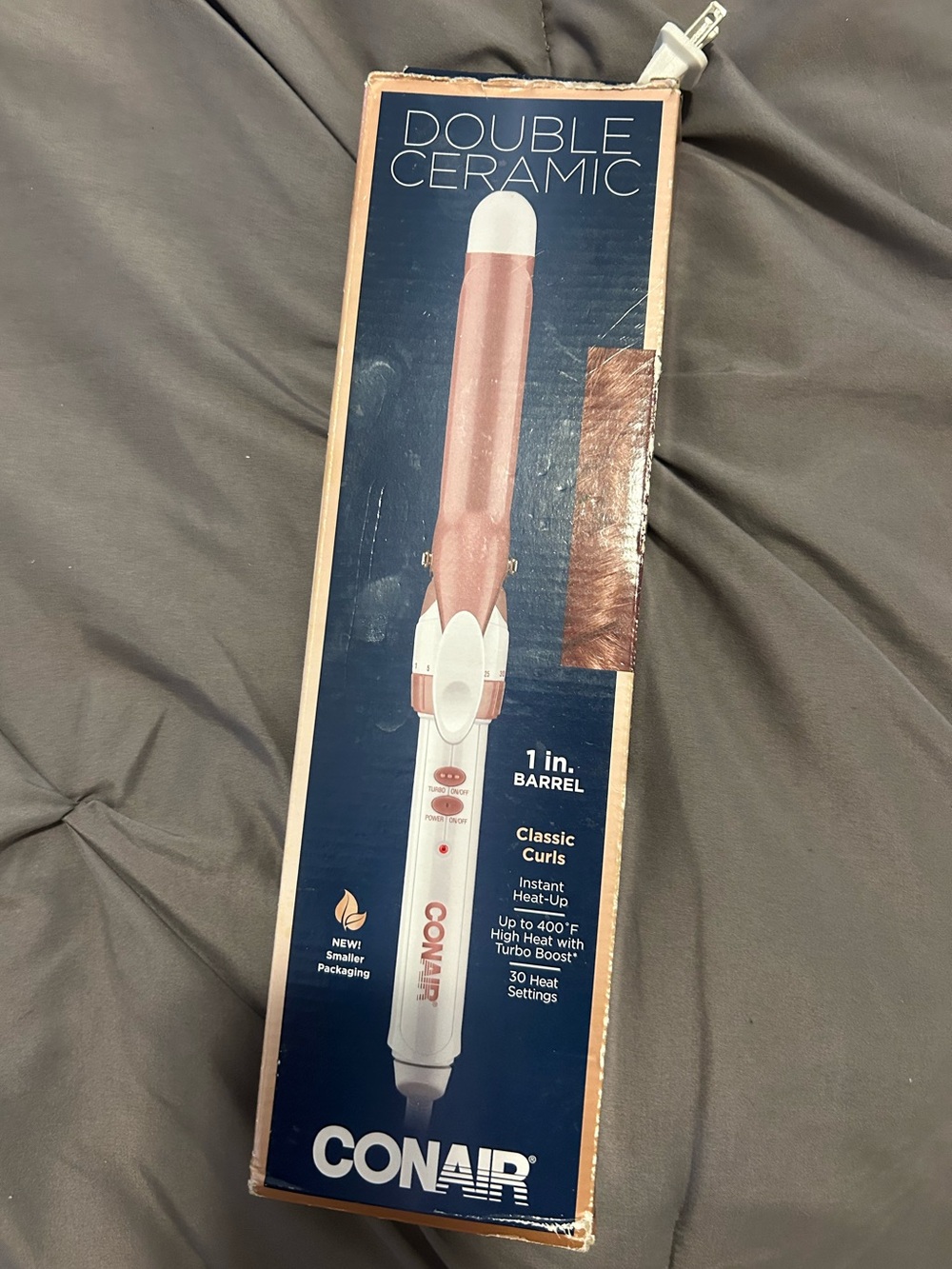 Double Ceramic 1" Curling Iron (works good as new)